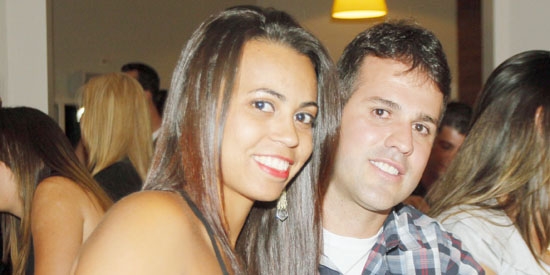 Renata Ferreira e Jarbas Freitas na noite francana